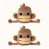 Onkey Plush 2PCS
