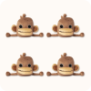 Onkey Plush 4PCS