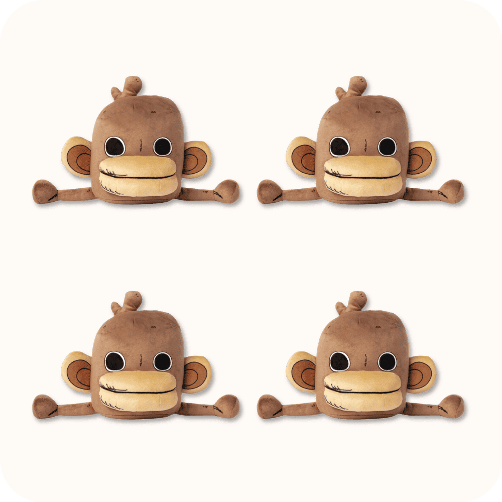 Onkey Plush 4PCS Onkey Plush 4PCS